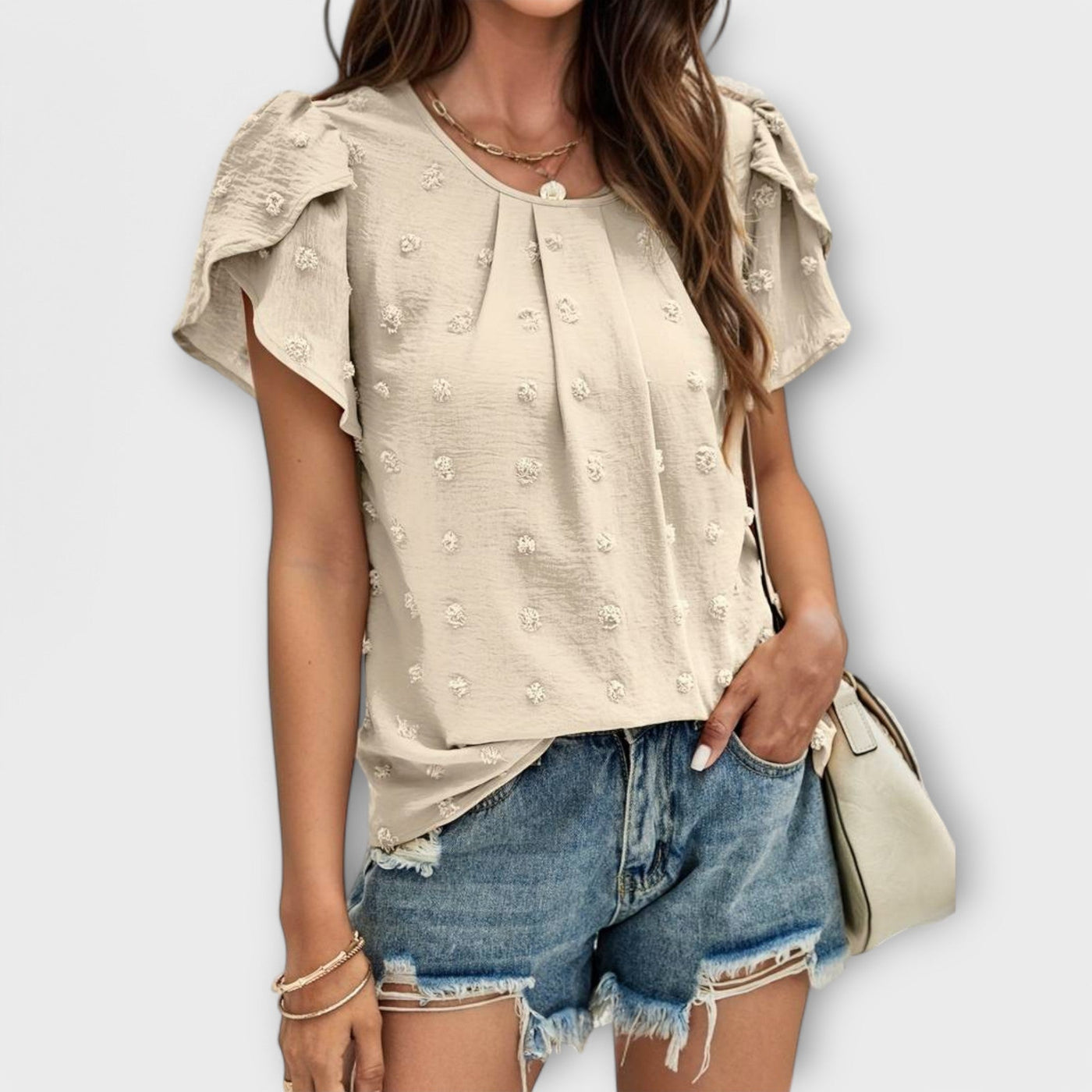 Charlotte Polka Dot Blouse