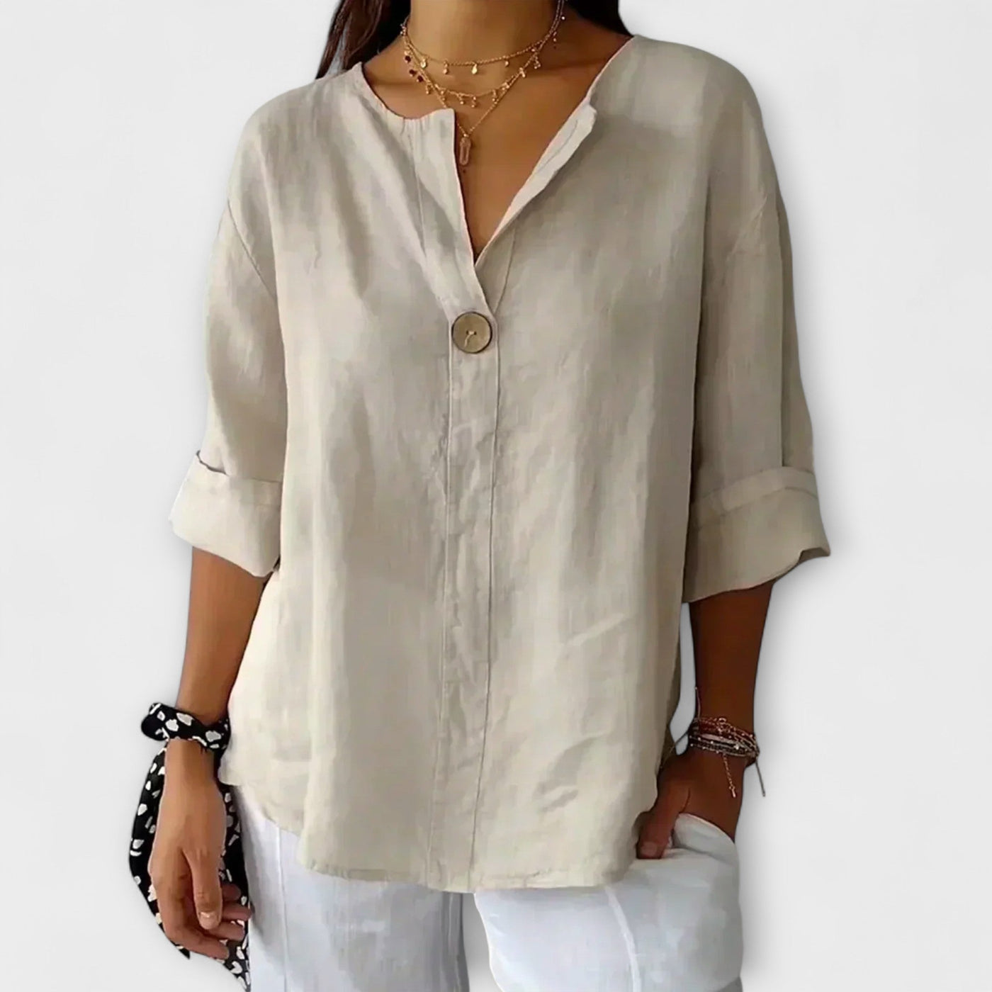 Nicole V-Neck Blouse