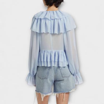 Martha Ruffle Shirt