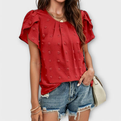 Charlotte Polka Dot Blouse