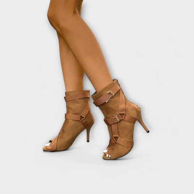 Elegant Open-Toe Heels