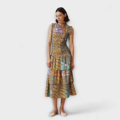 Botanical Midi Dress