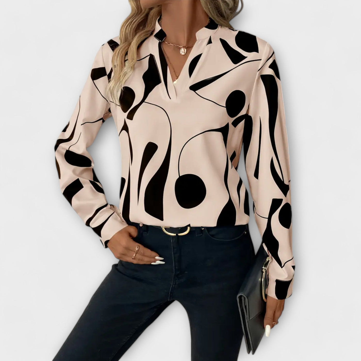 V-Neck Blouse