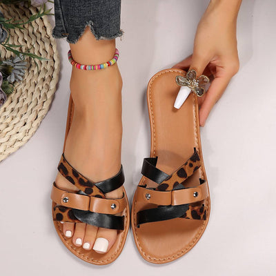 Leopard Cross-Strap
