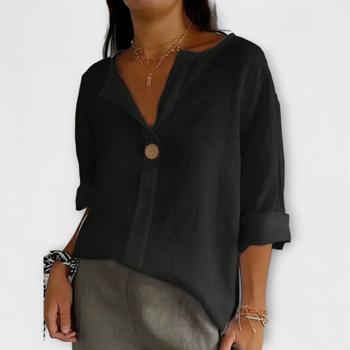 Nicole V-Neck Blouse