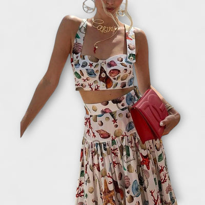 Heather Skirt Set