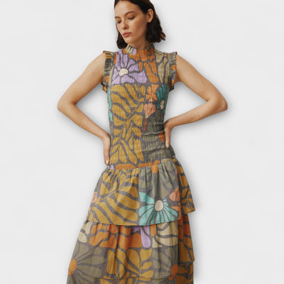 Botanical Midi Dress
