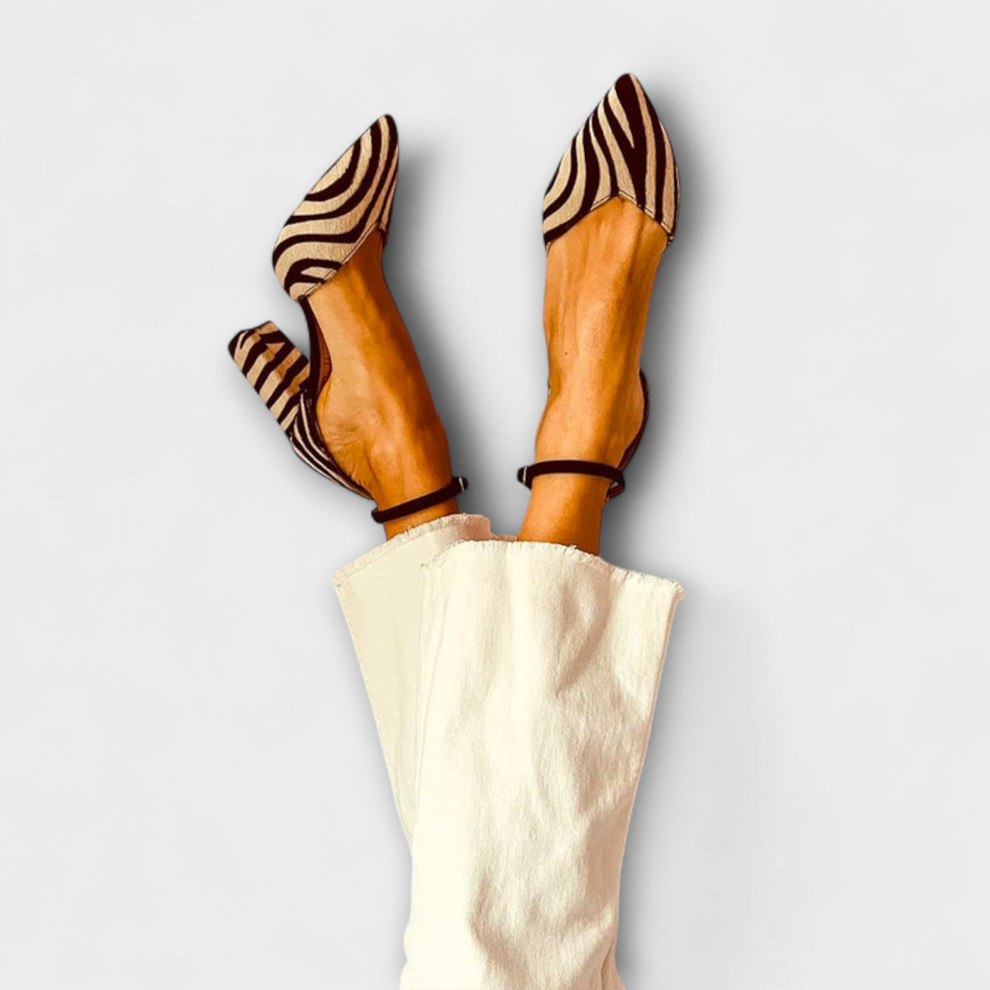 Zebrina Zebra Heels