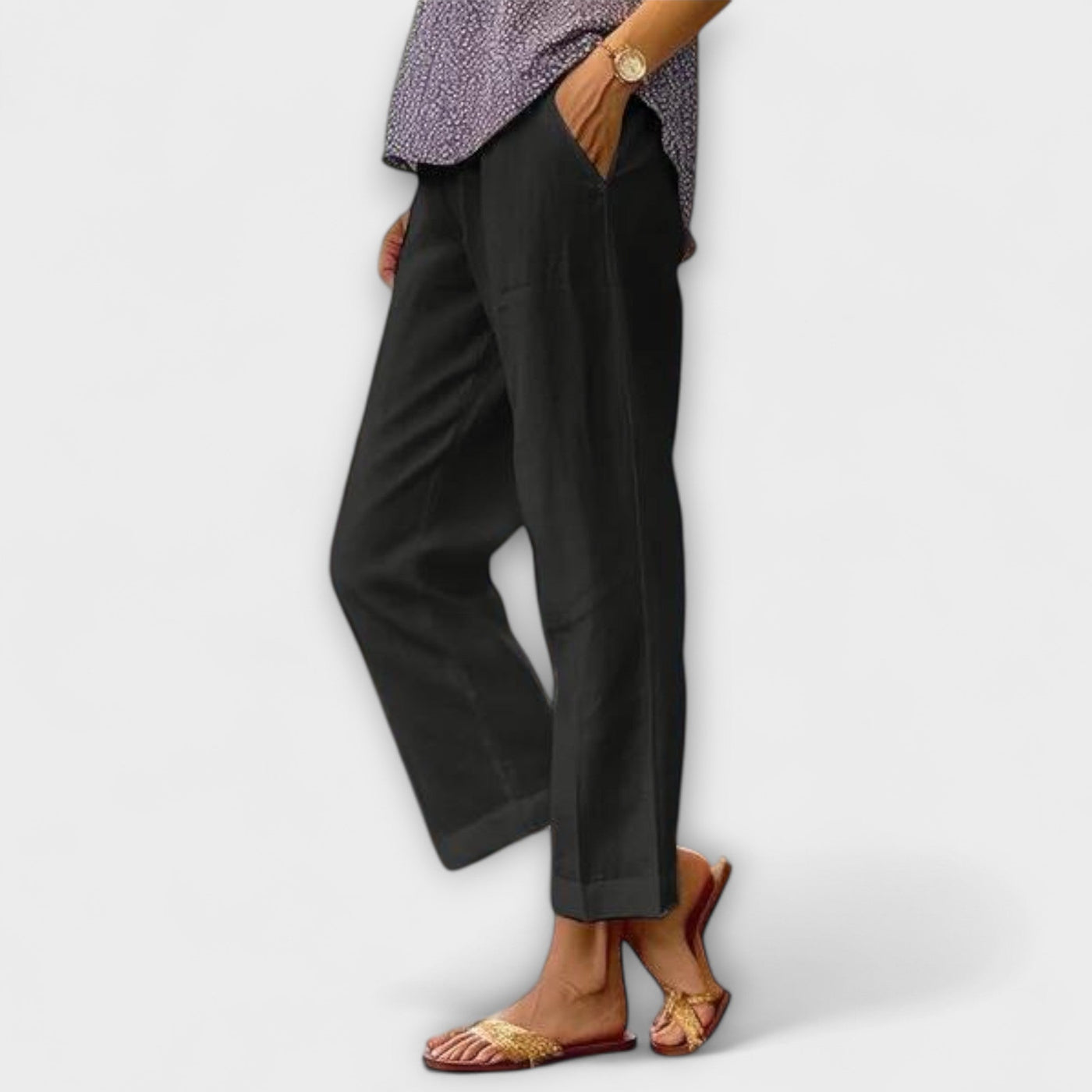 Emily - Elegant Lightweight Trousers