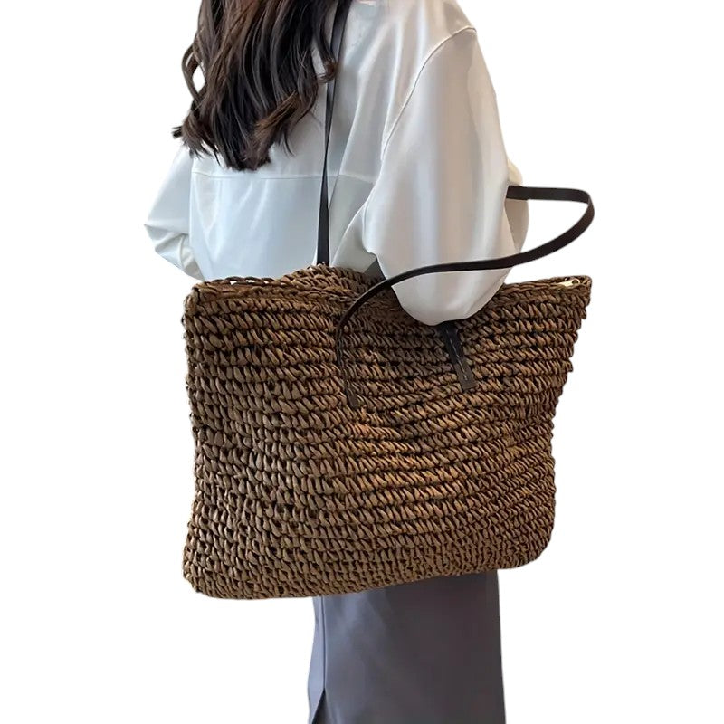 Lora Woven Tote
