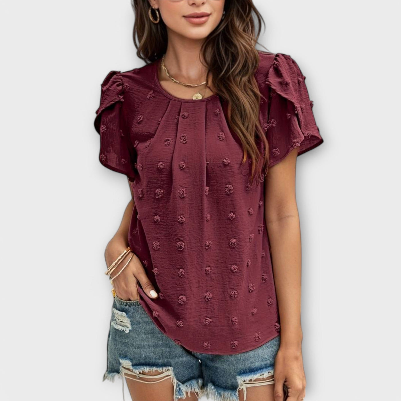 Charlotte Polka Dot Blouse