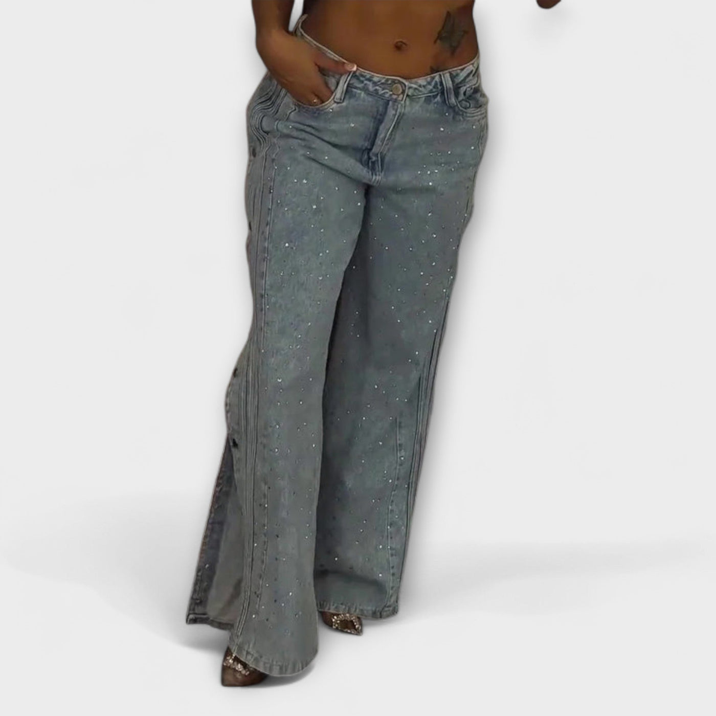 Nola Rhinestone Jeans