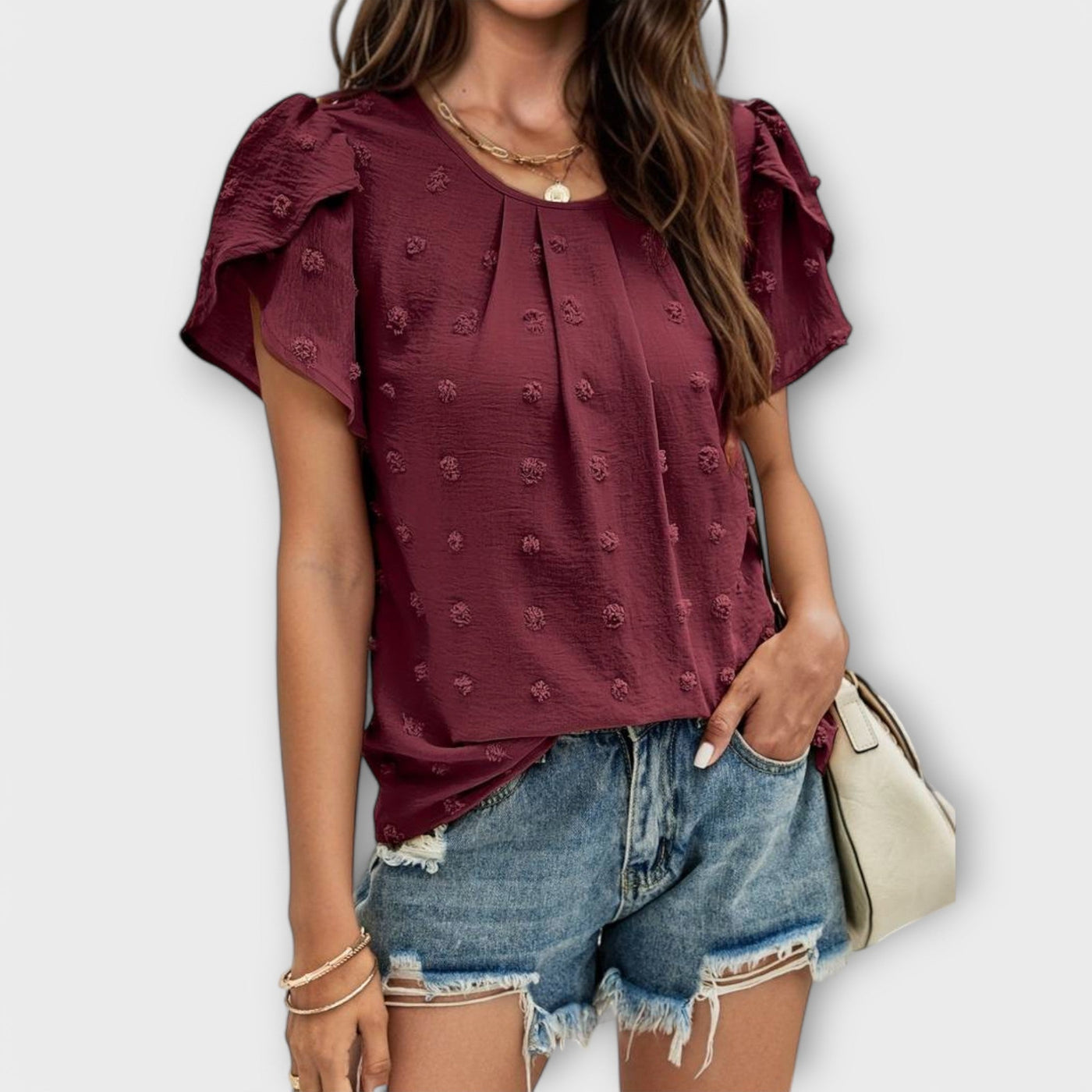 Charlotte Polka Dot Blouse