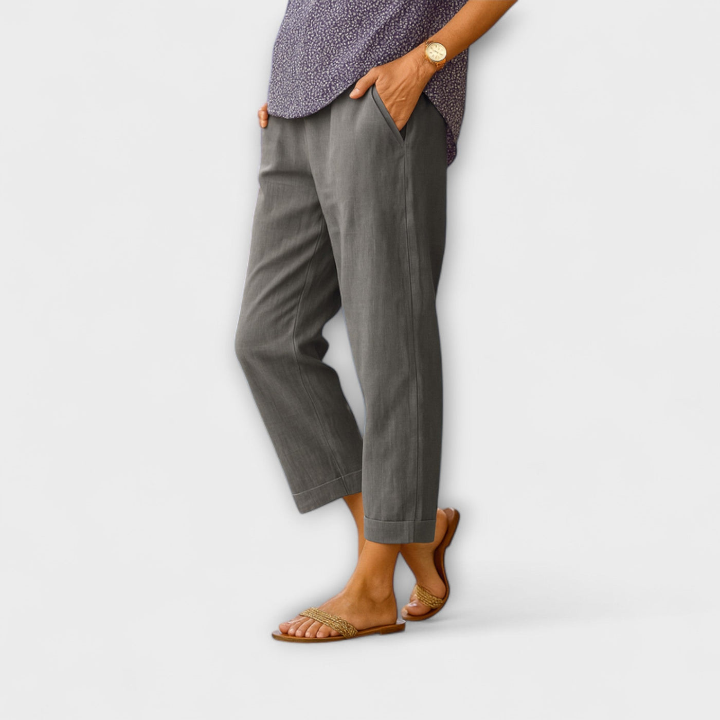 Emily - Elegant Lightweight Trousers