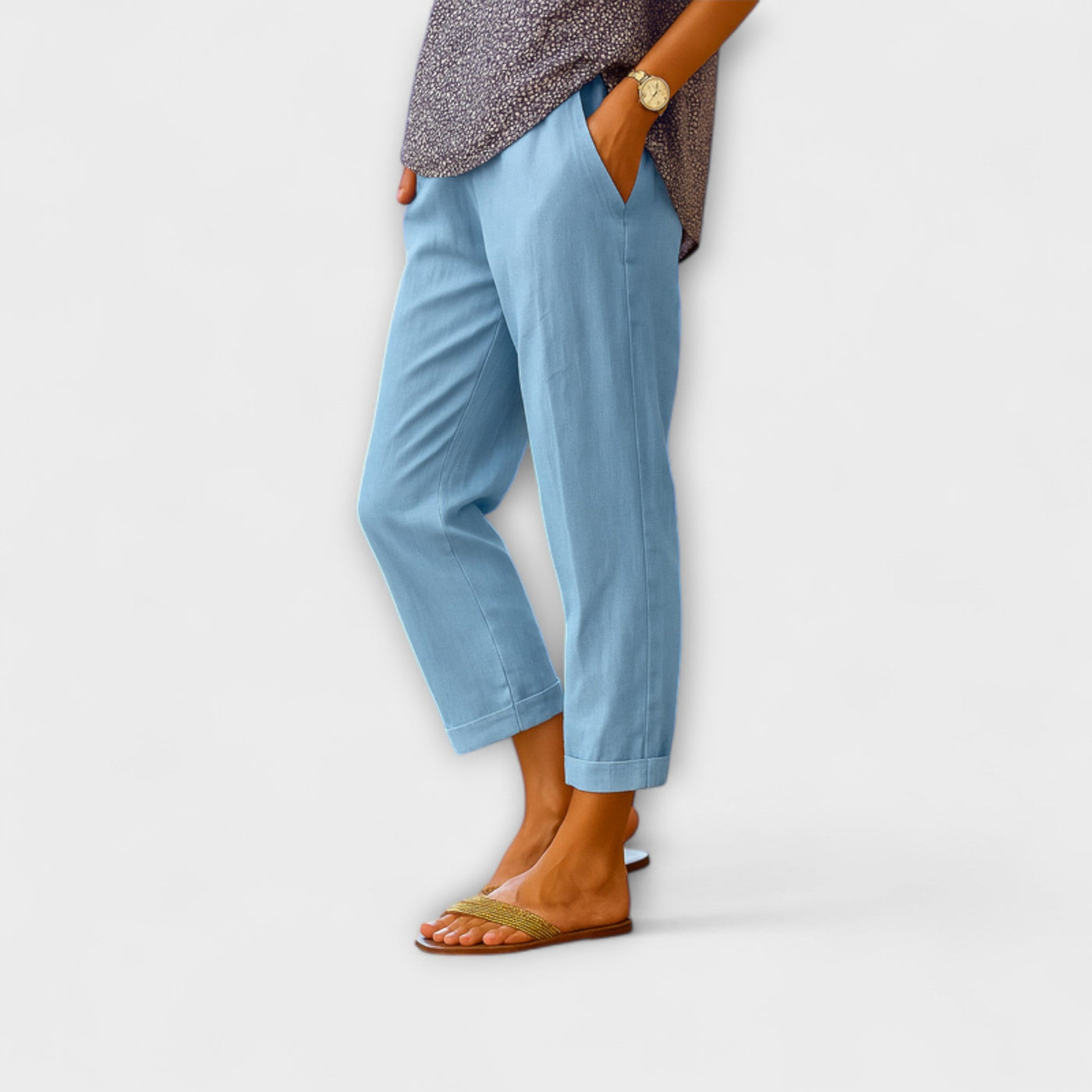 Emily - Elegant Lightweight Trousers