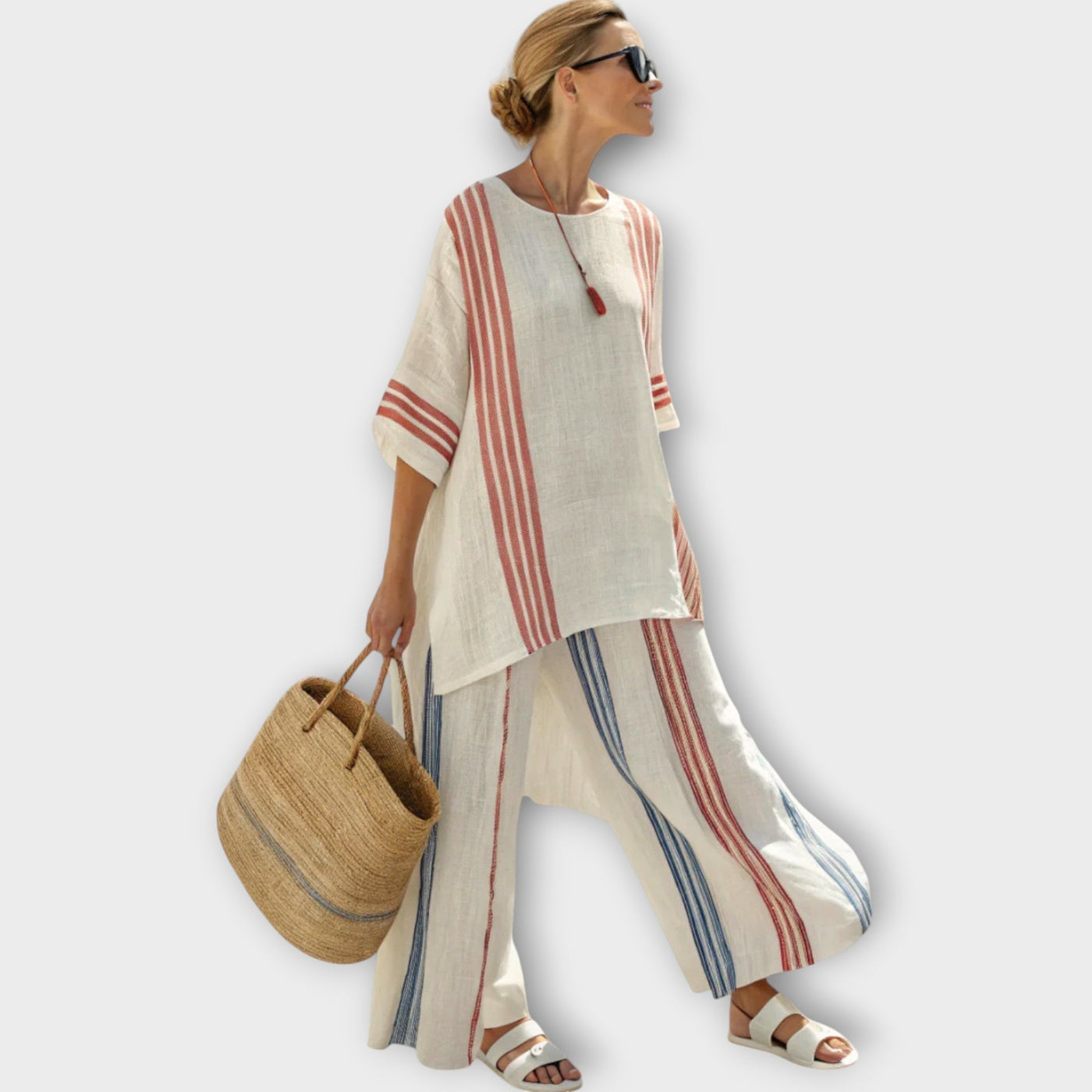 Anila Striped Set