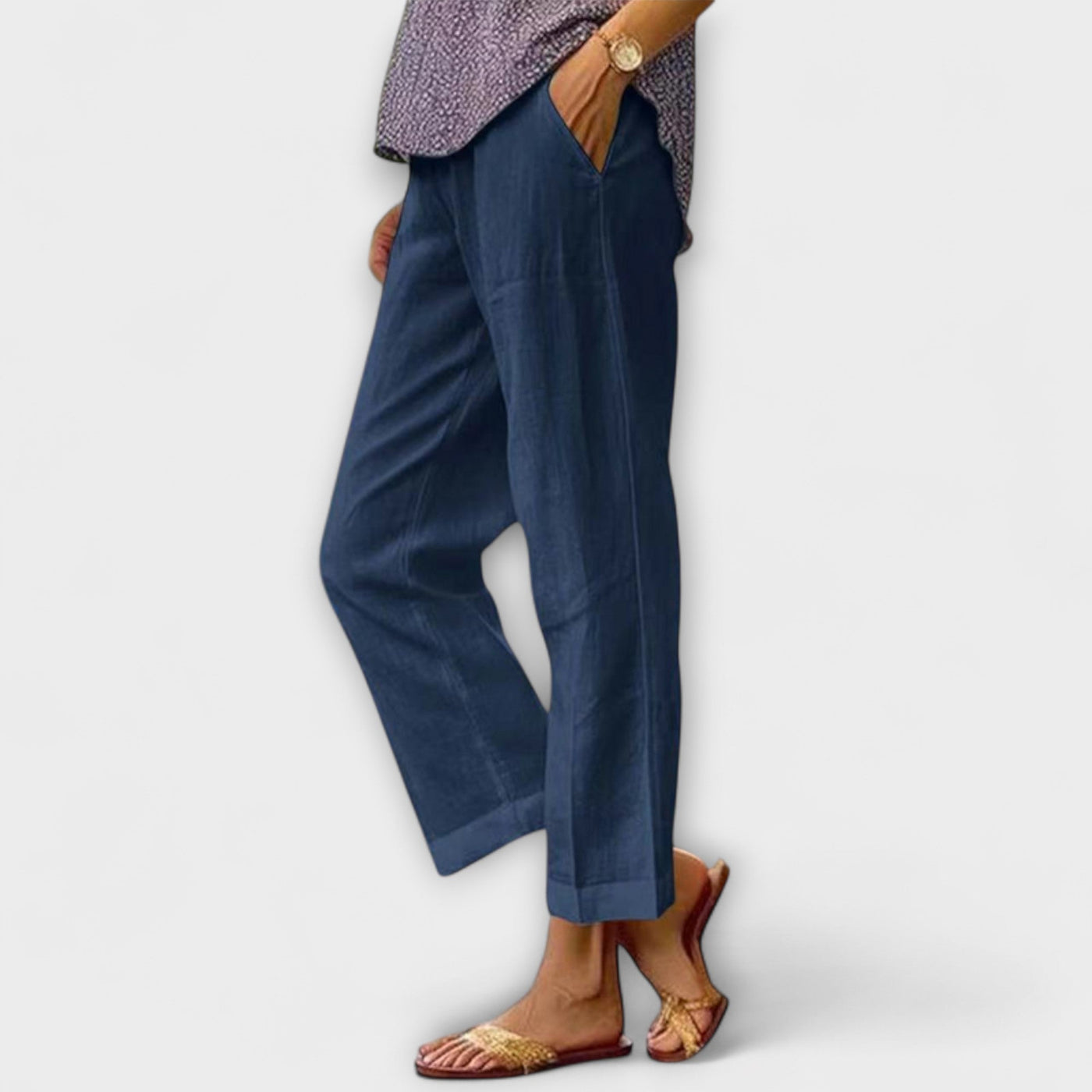 Emily - Elegant Lightweight Trousers