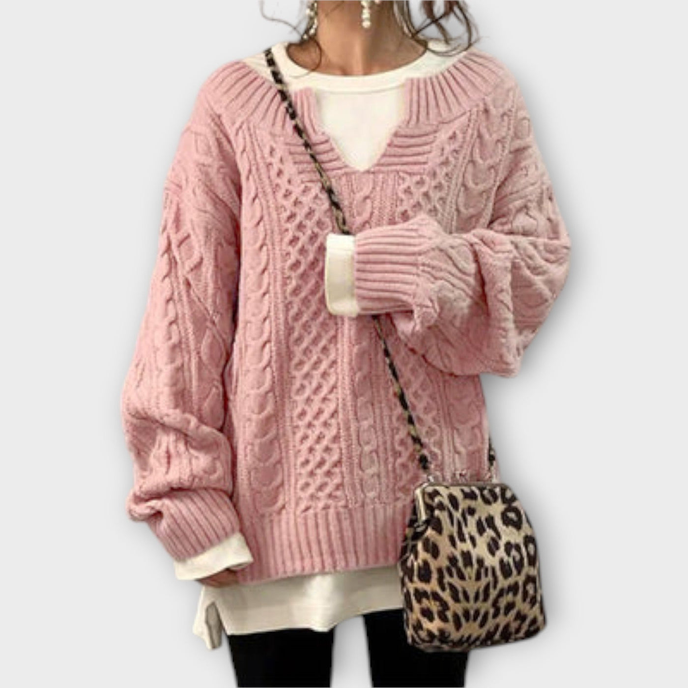 Oversized Cable Sweater