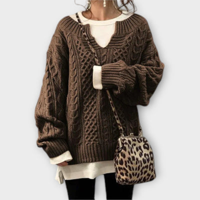 Oversized Cable Sweater
