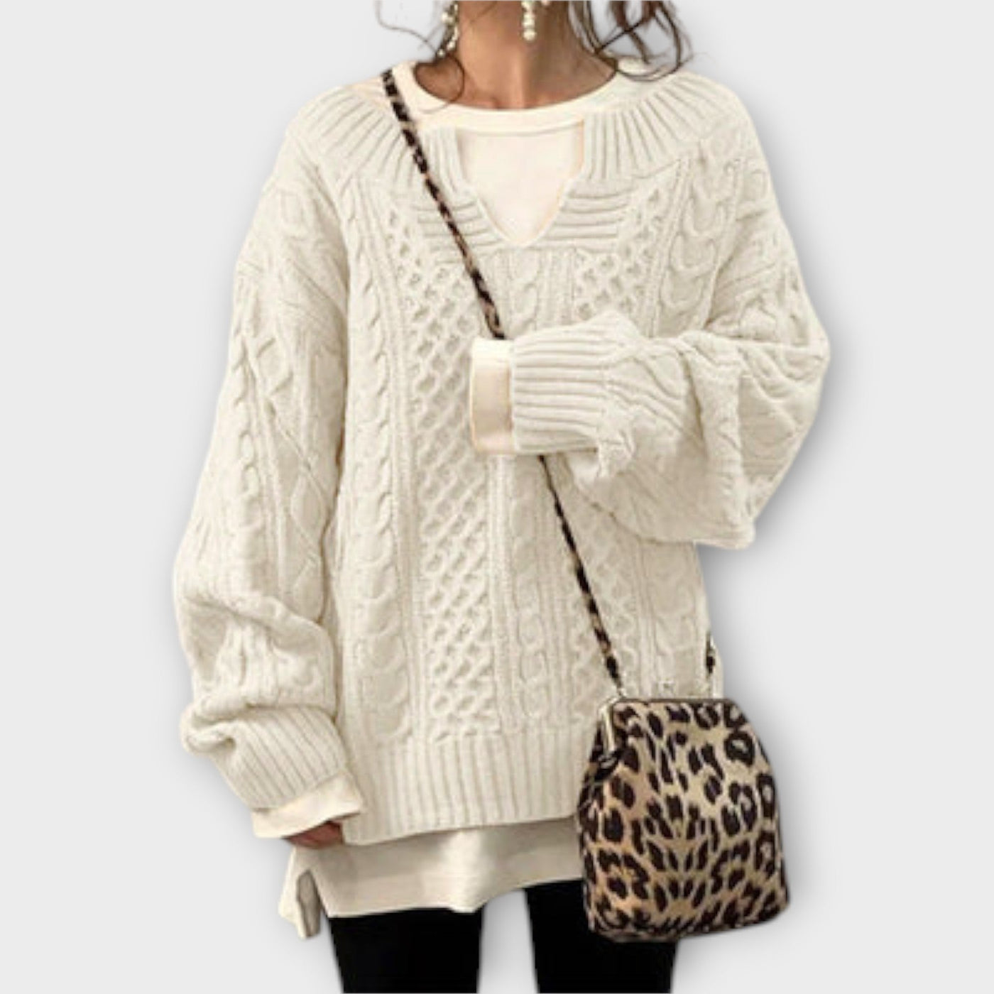 Oversized Cable Sweater