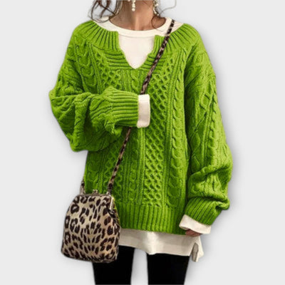 Oversized Cable Sweater