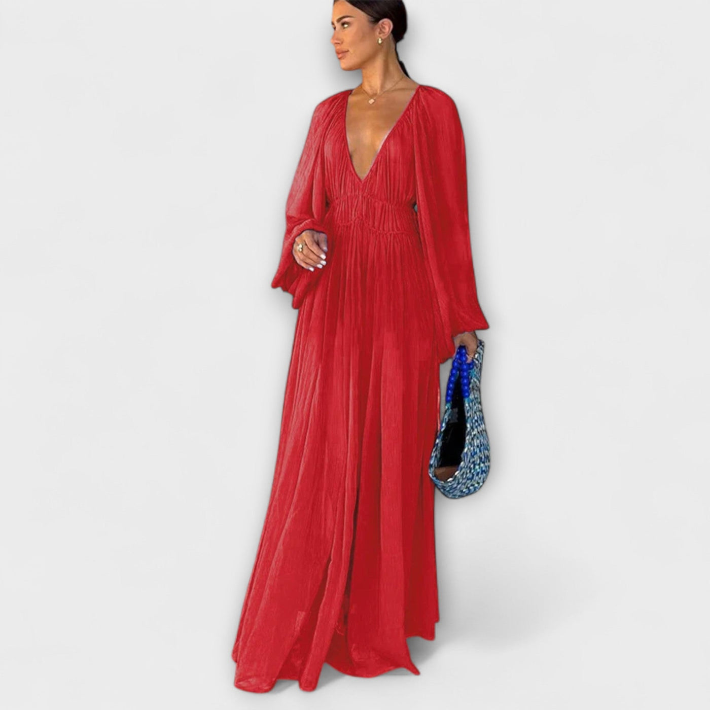 Pleated Long Sleeve