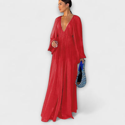 Pleated Long Sleeve