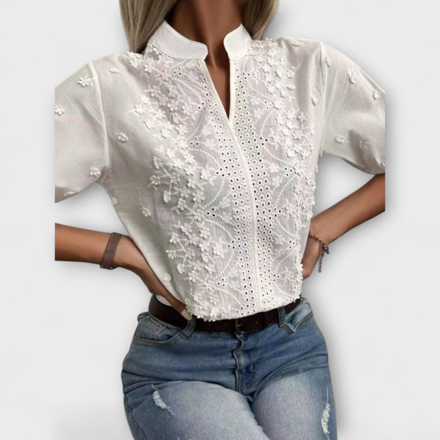 Elise Embroidered Blouse