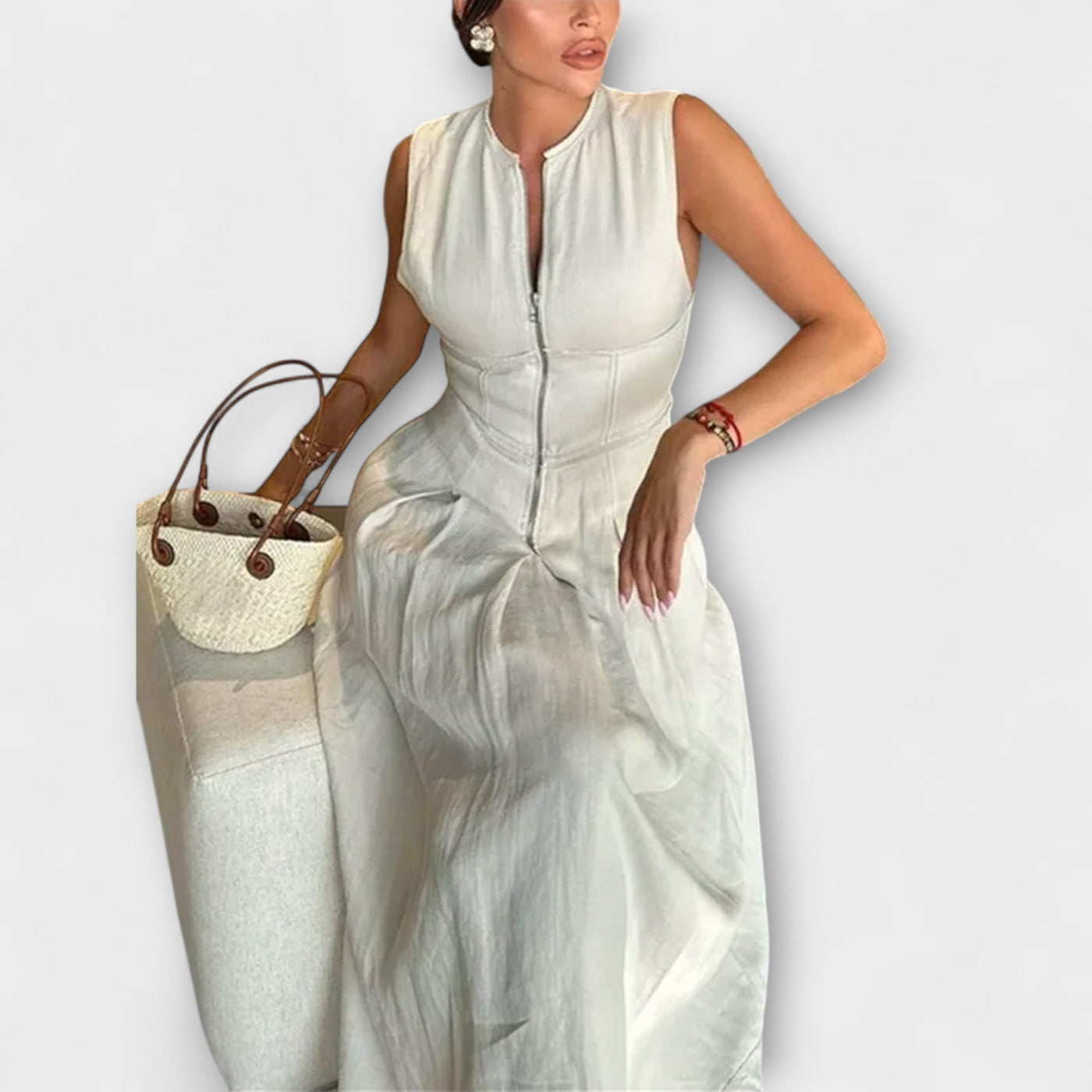 Sleeveless Midi Dress