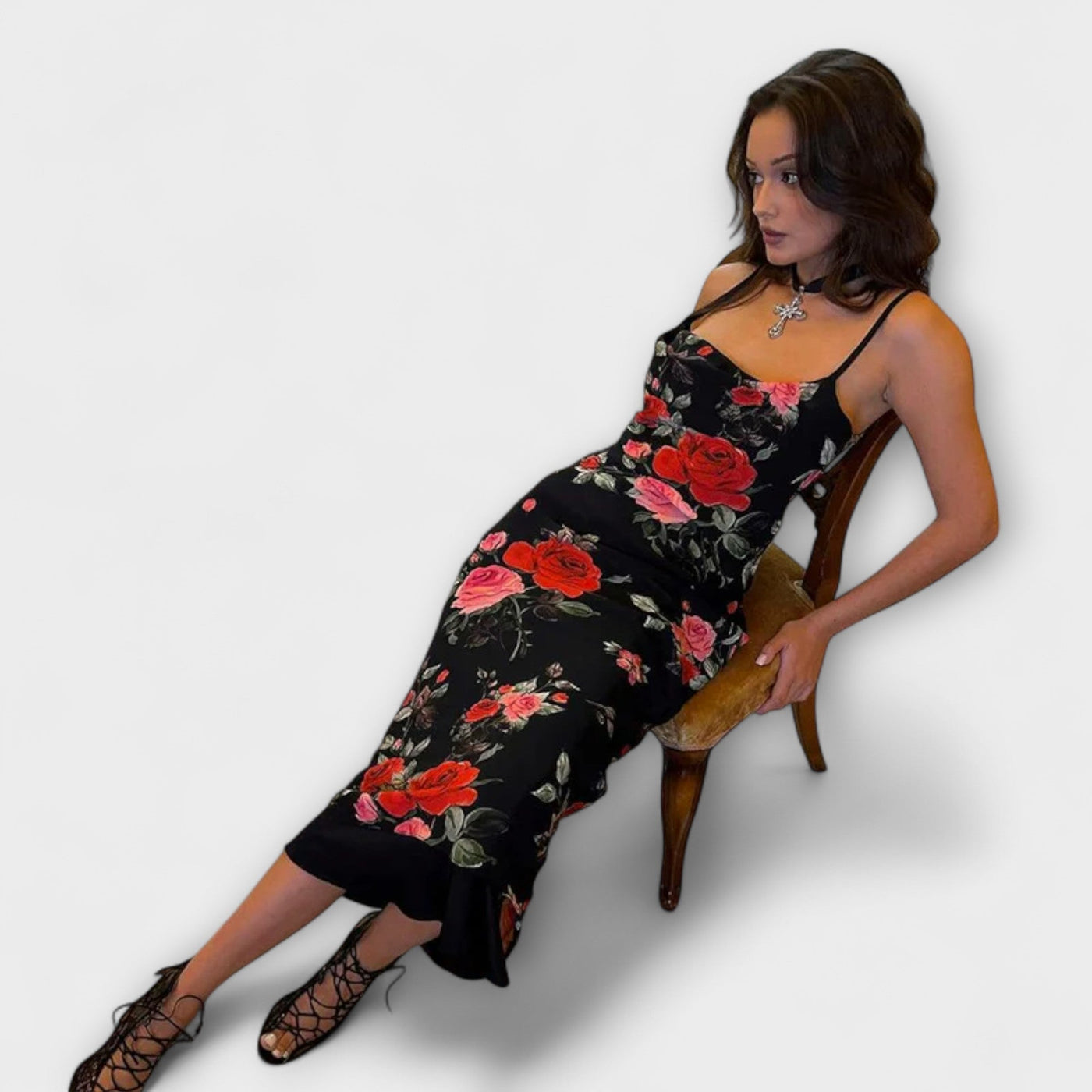 Spaghetti-Strap Dress