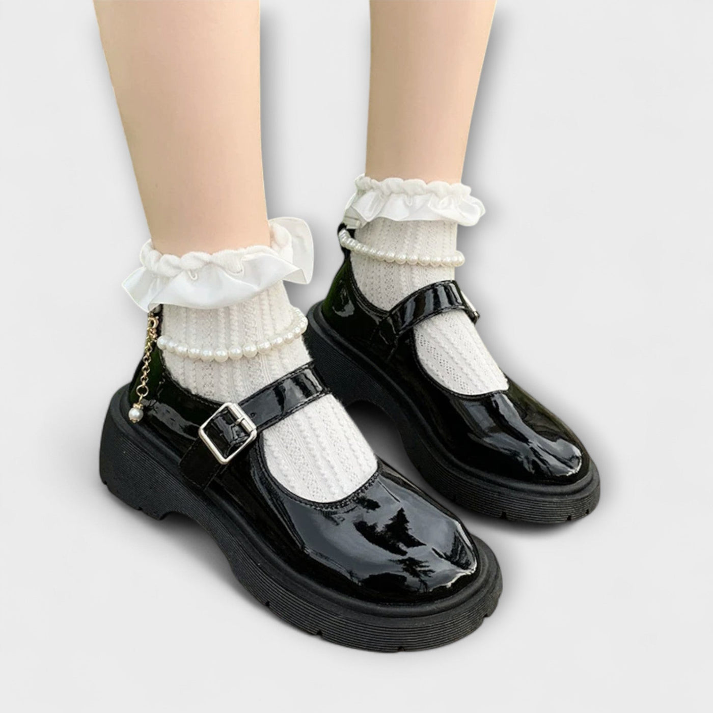 Pearl Mary Shoes