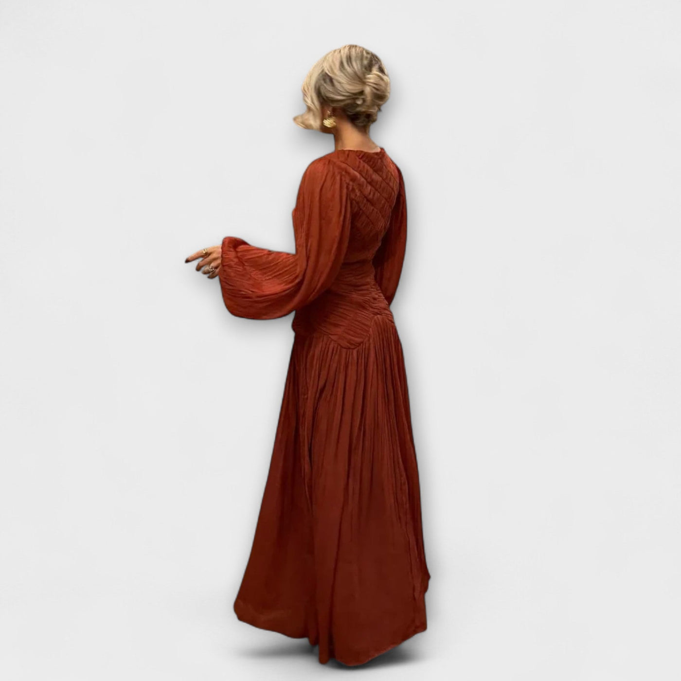 Pleated Long Sleeve
