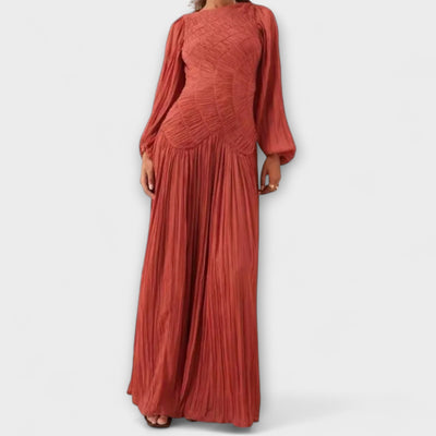 Pleated Long Sleeve