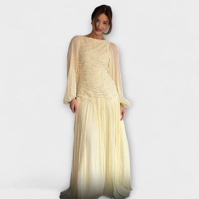 Pleated Long Sleeve