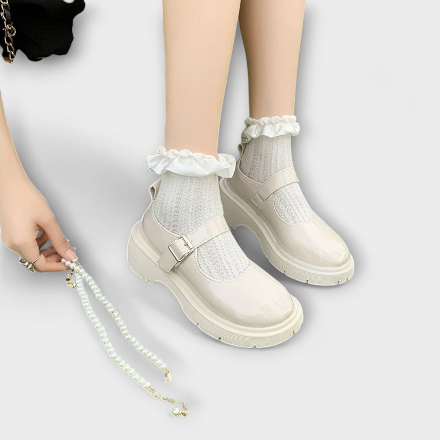 Pearl Mary Shoes