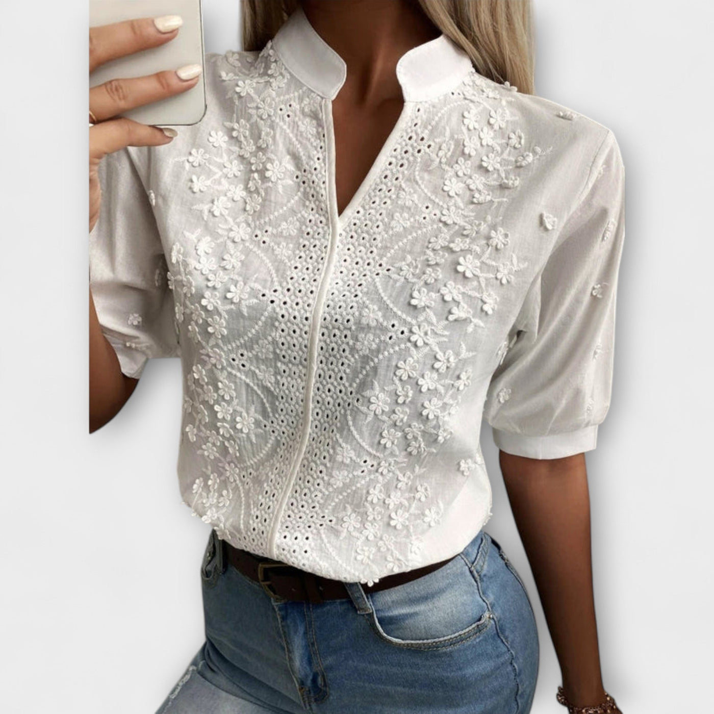 Elise Embroidered Blouse