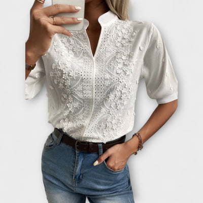 Elise Embroidered Blouse