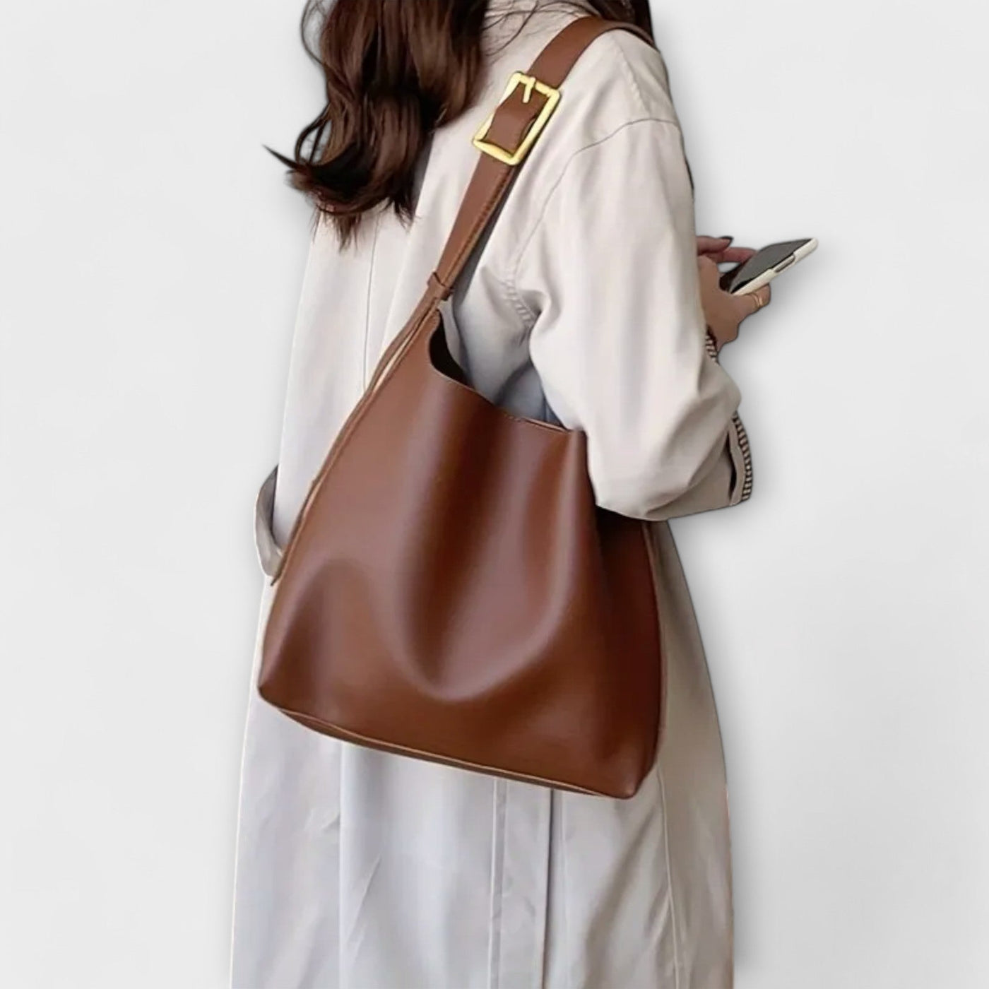 Lora Leather Shoulder Bag