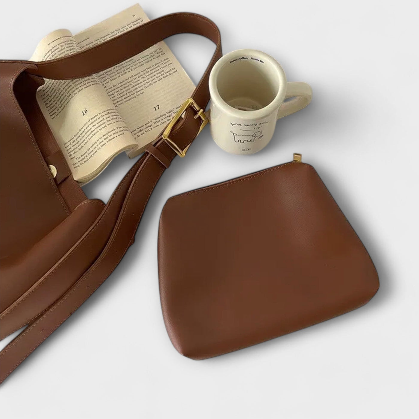 Lora Leather Shoulder Bag