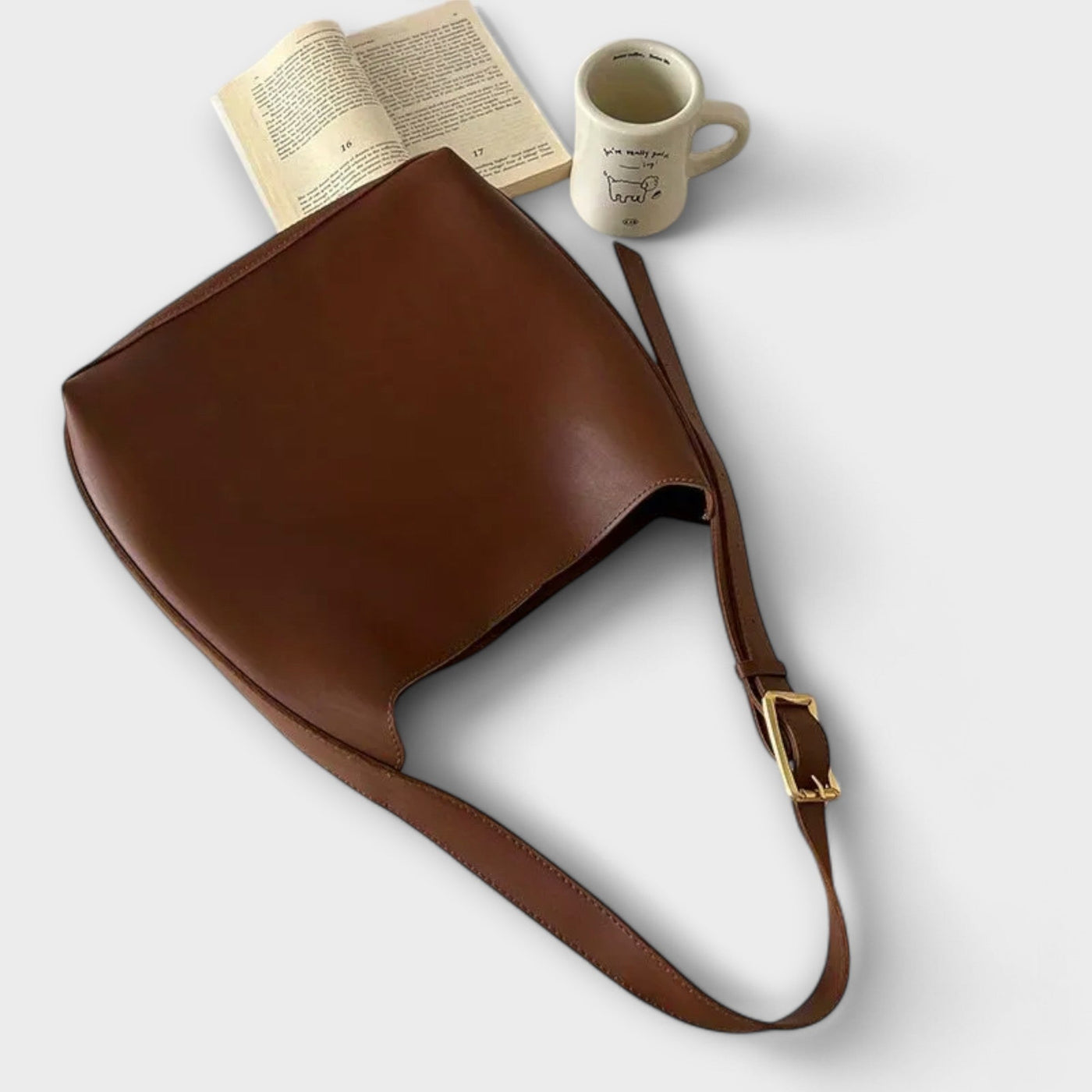 Lora Leather Shoulder Bag