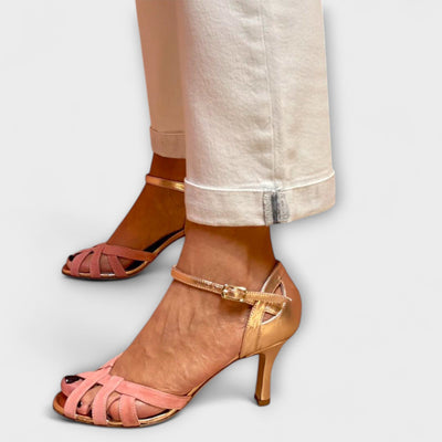 Calista Gold Heels