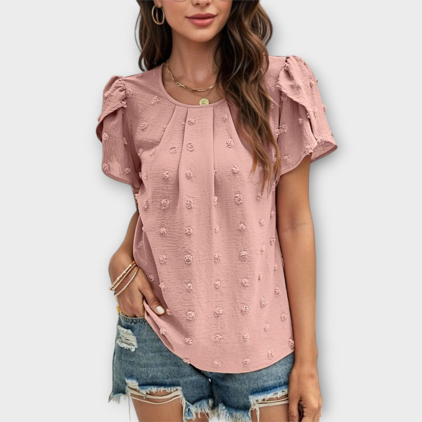 Charlotte Polka Dot Blouse