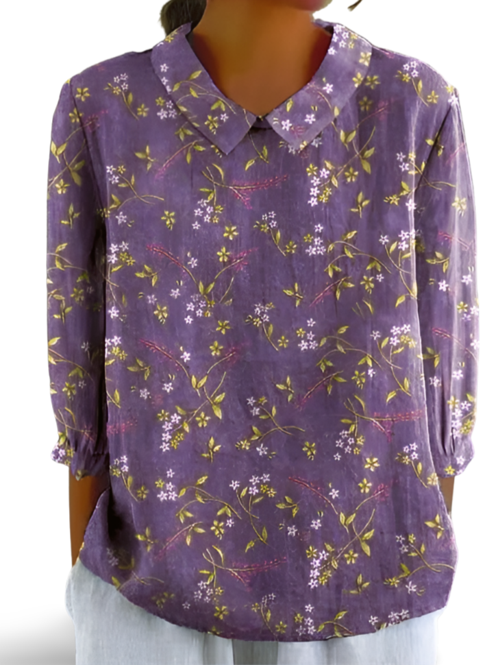 Megan™ Playful Patchwork Blouse