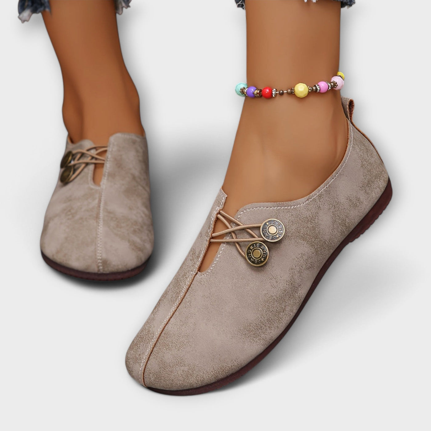 Noira Wildleder Loafer